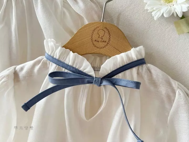 Pourenfant - Korean Children Fashion - #minifashionista - Azalyn Oganza Blouse - 9