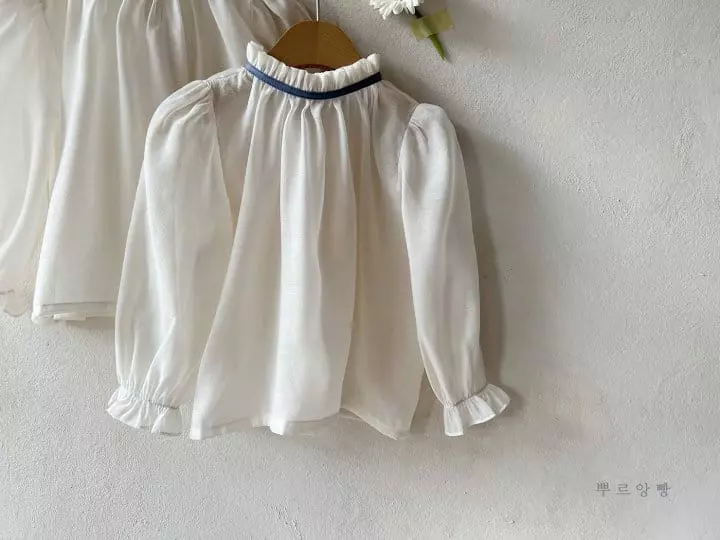 Pourenfant - Korean Children Fashion - #prettylittlegirls - Azalyn Oganza Blouse - 10