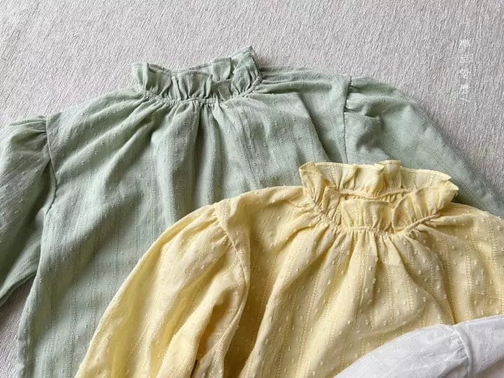 Pourenfant - Korean Children Fashion - #todddlerfashion - Rora Frill Blouse