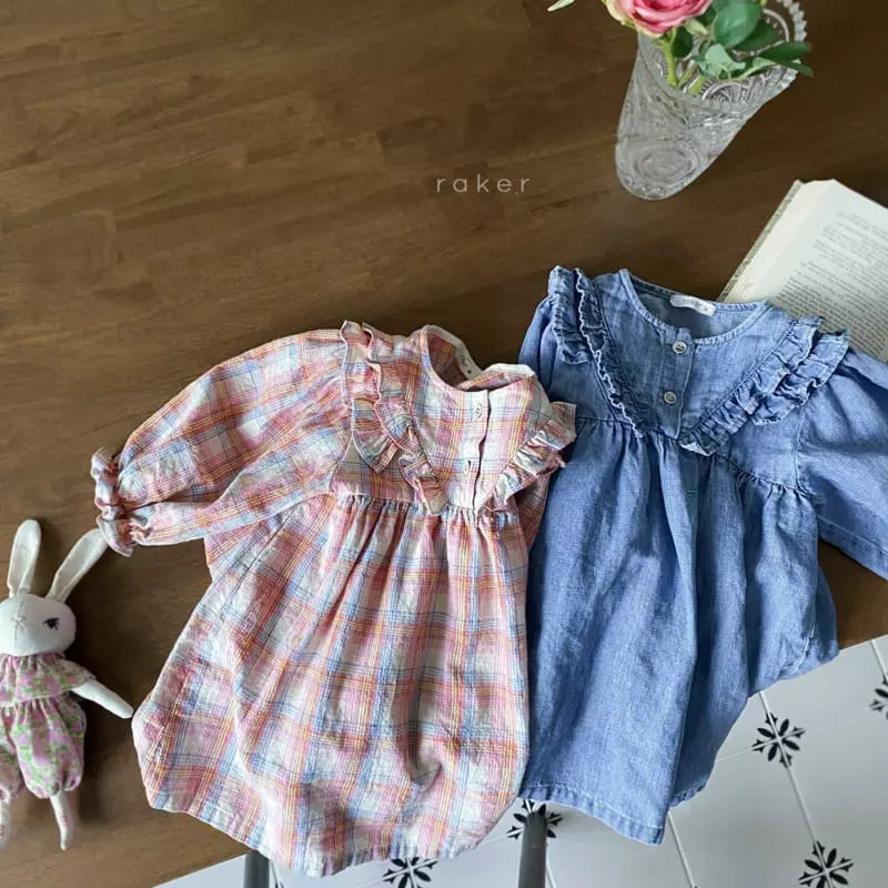 Raker - Korean Children Fashion - #childofig - Cancan Frill One-piece - 3