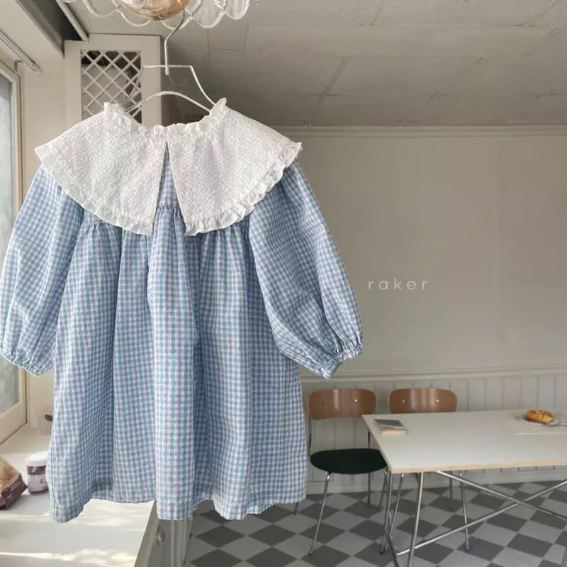 Raker - Korean Children Fashion - #childrensboutique - Grace Collar One-piece