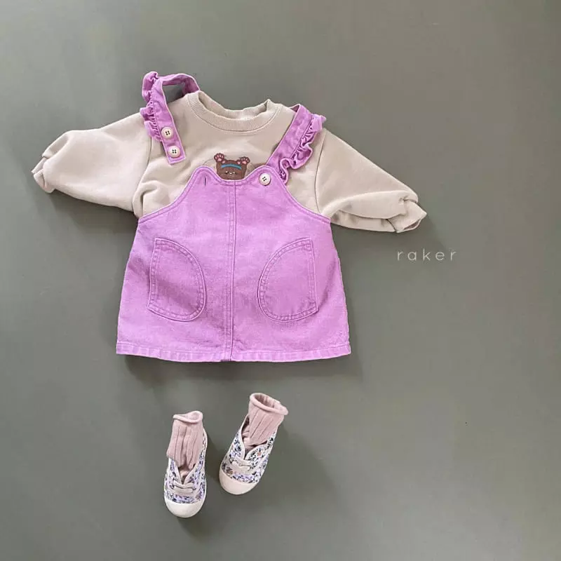 Raker - Korean Children Fashion - #designkidswear - Aerobics Bear Tee - 5