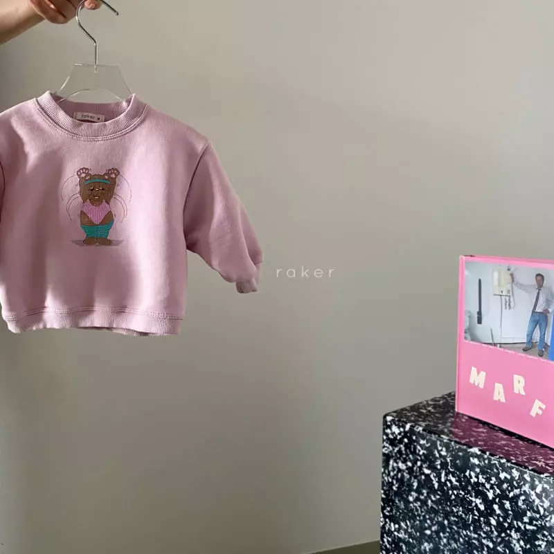 Raker - Korean Children Fashion - #prettylittlegirls - Aerobics Bear Tee