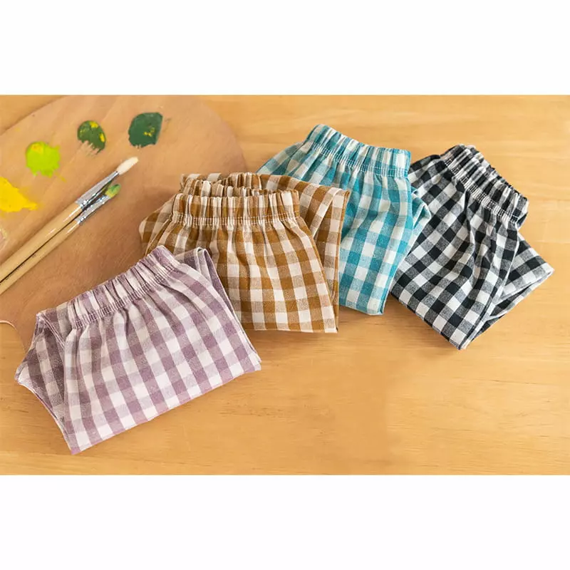 Raykids - Korean Children Fashion - #childofig - Eco Check Top Bottom Set - 6