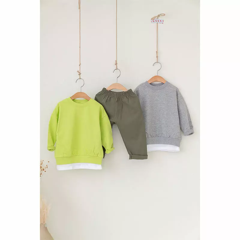 Raykids - Korean Children Fashion - #childofig - Daily Marlang Top Bottom Set - 2