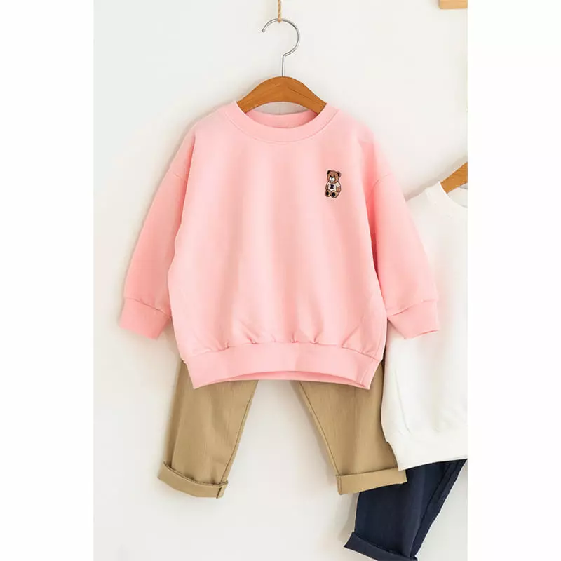 Raykids - Korean Children Fashion - #childrensboutique - Mini Bear Top Bottom Set