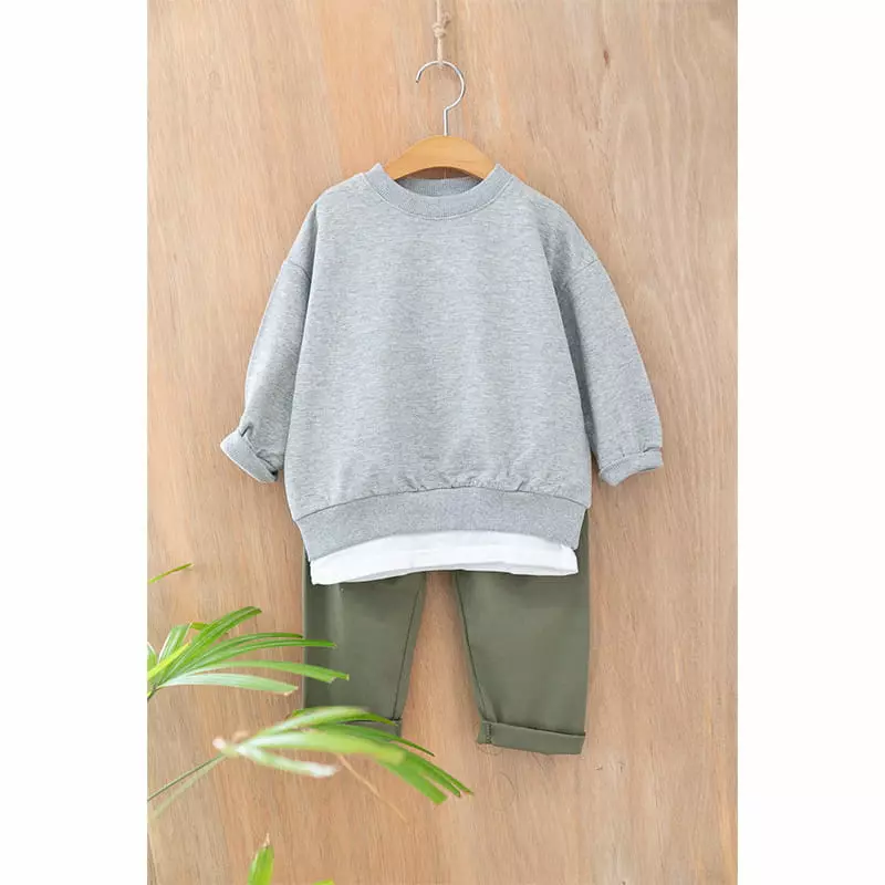Raykids - Korean Children Fashion - #discoveringself - Daily Marlang Top Bottom Set - 5