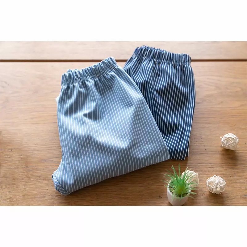 Raykids - Korean Children Fashion - #discoveringself - Denim Stripes Pants - 3