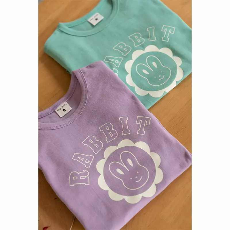 Raykids - Korean Children Fashion - #kidsshorts - Flower Rabbit Top Bottom Set - 3
