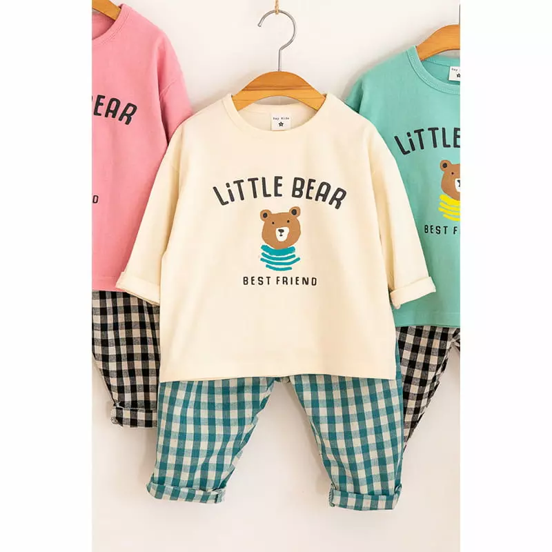 Raykids - Korean Children Fashion - #kidsshorts - Kid Bear Tee - 2