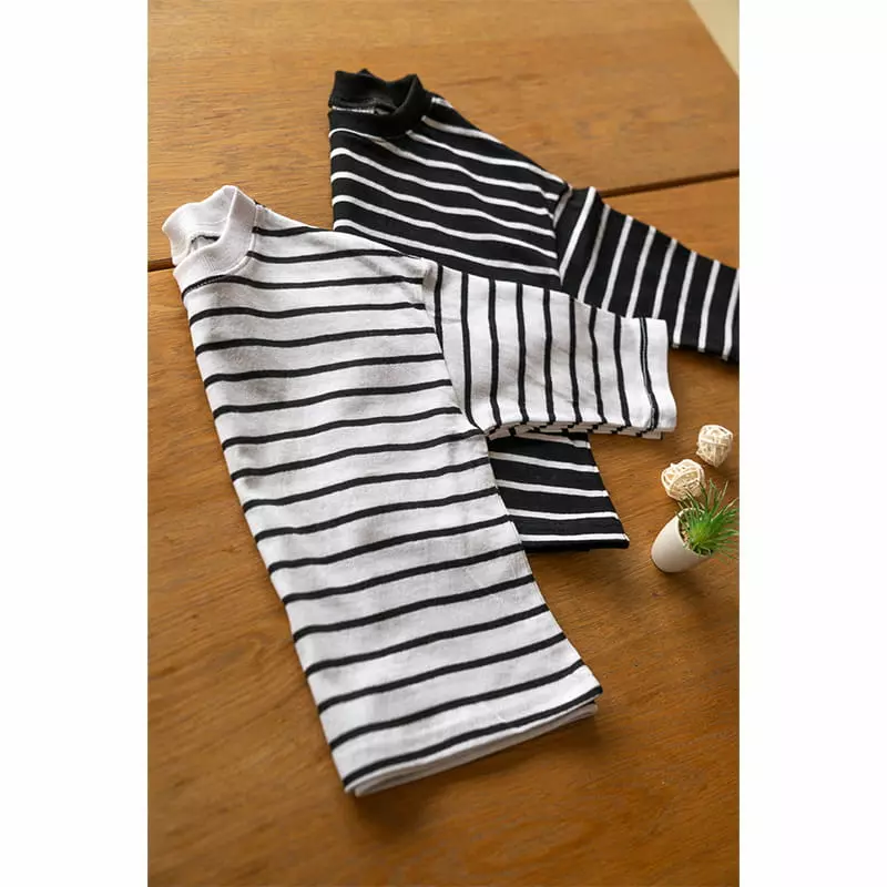 Raykids - Korean Children Fashion - #kidsstore - Mono Stripes Tee - 5