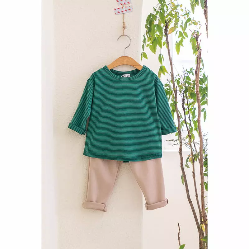 Raykids - Korean Children Fashion - #kidsshorts - Pin Lounge Top Bottom Set - 4