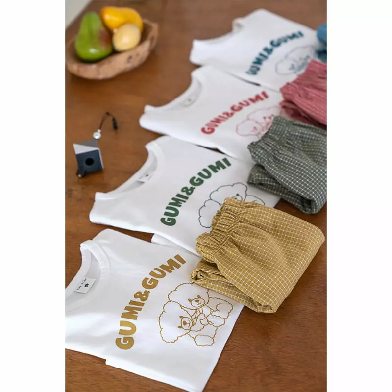 Raykids - Korean Children Fashion - #kidzfashiontrend - Gumi Top Bottom Set
