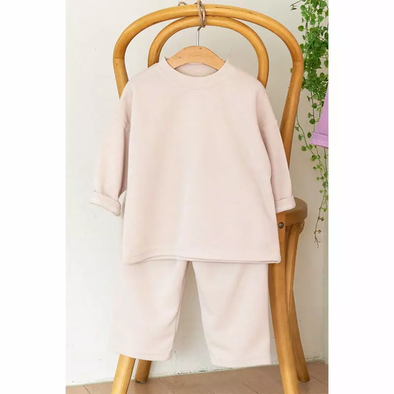 Raykids - Korean Children Fashion - #littlefashionista - Rib Carlang Top Bottom Set