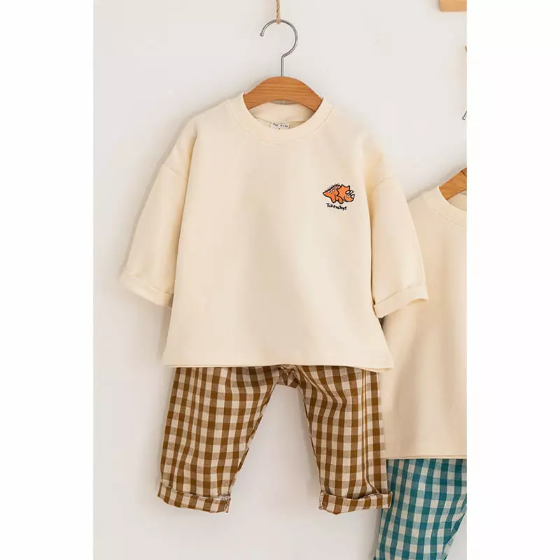 Raykids - Korean Children Fashion - #magicofchildhood - Dragon Top Bottom Set - 3