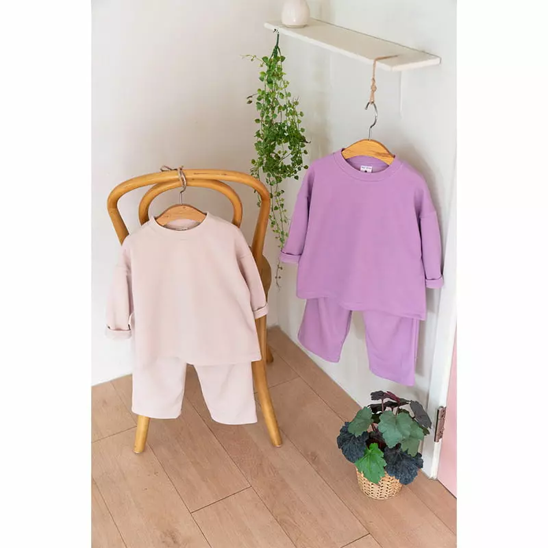 Raykids - Korean Children Fashion - #minifashionista - Rib Carlang Top Bottom Set - 3
