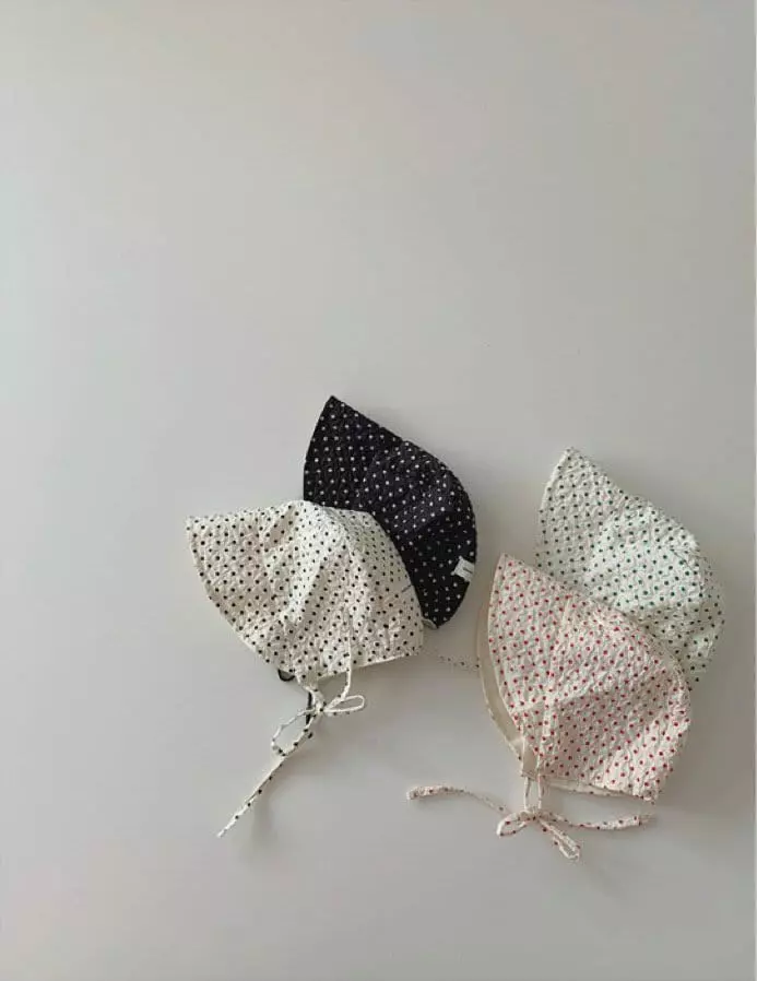 Reve Kid - Korean Children Fashion - #designkidswear - Dot Bonnet