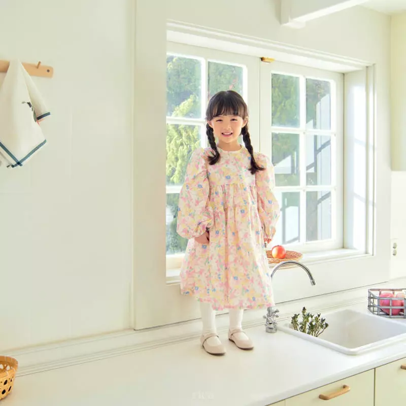 Rica - Korean Children Fashion - #childofig - Watercolor One-piece