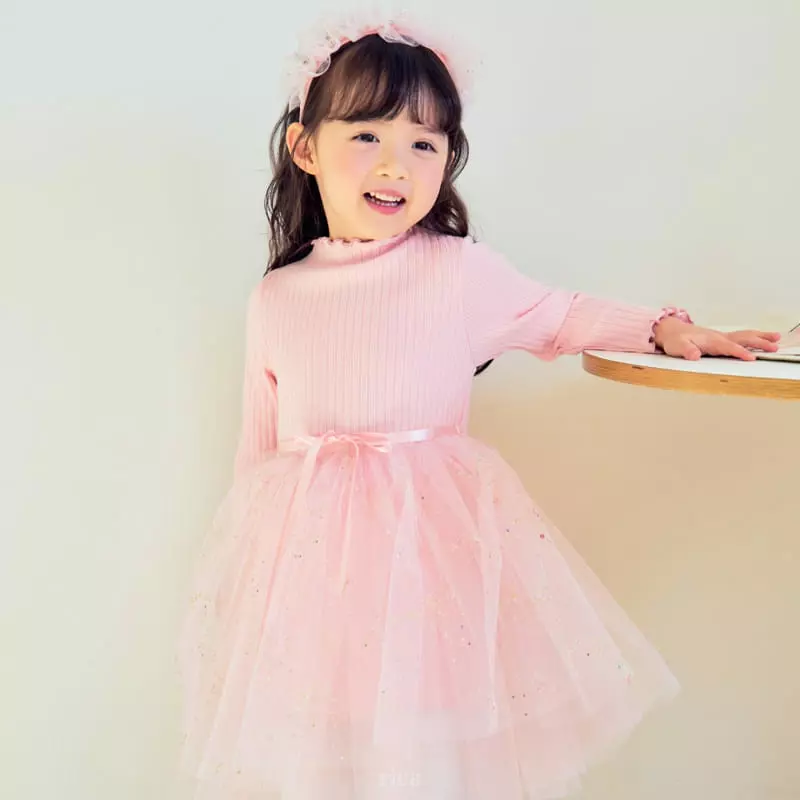 Rica - Korean Children Fashion - #discoveringself - Beads Ice Cream One-piece - 10