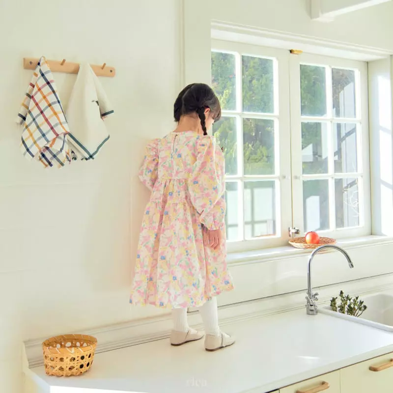 Rica - Korean Children Fashion - #discoveringself - Watercolor One-piece - 5