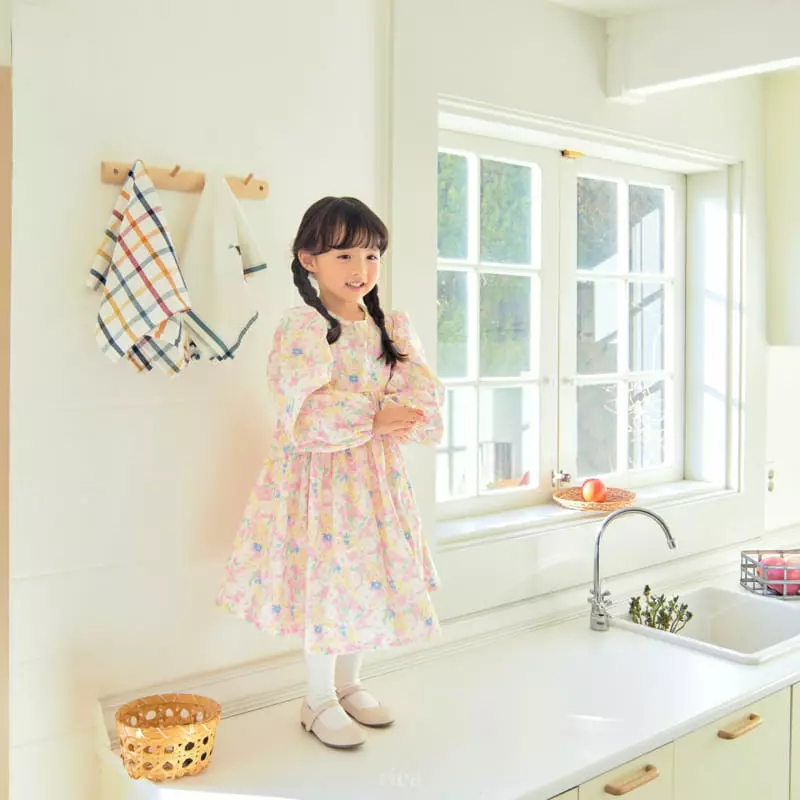 Rica - Korean Children Fashion - #fashionkids - Watercolor One-piece - 6