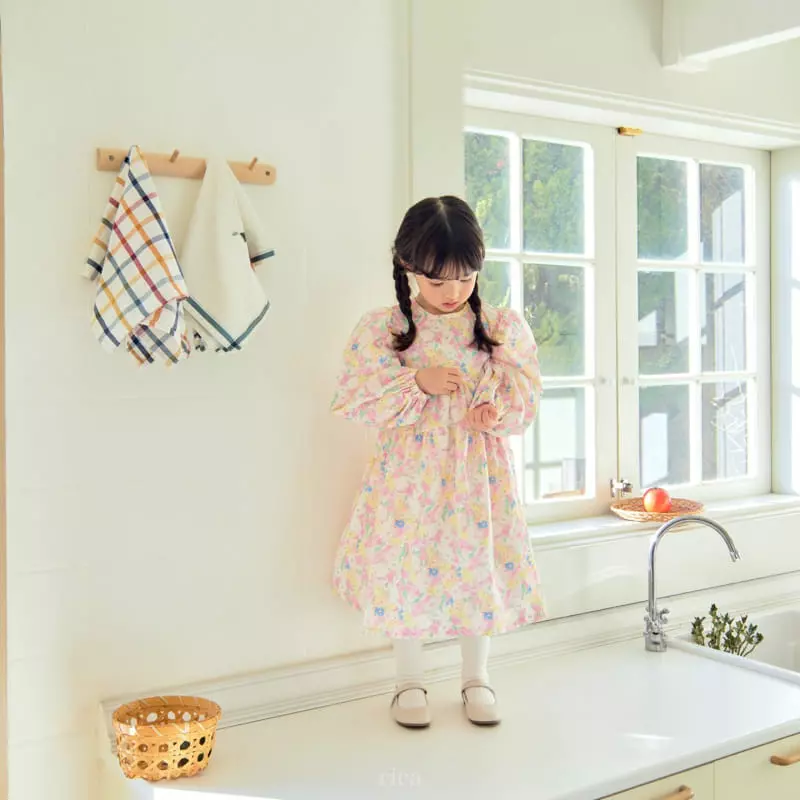 Rica - Korean Children Fashion - #kidzfashiontrend - Watercolor One-piece - 9