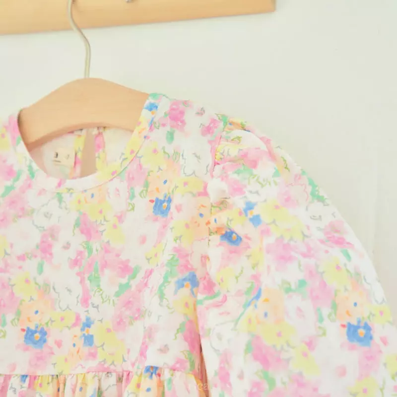 Rica - Korean Children Fashion - #magicofchildhood - Watercolor One-piece - 12