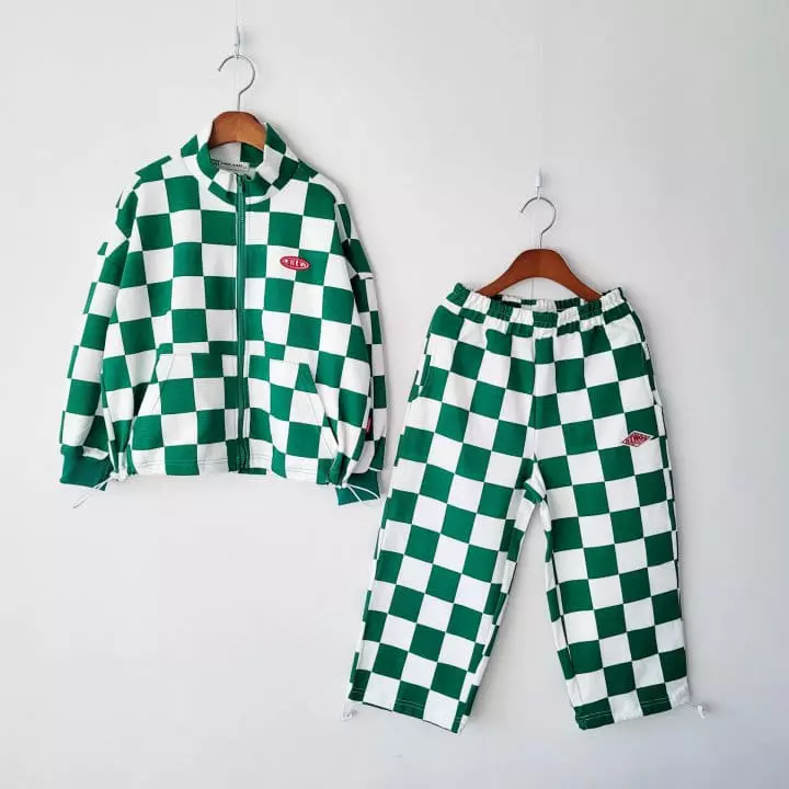 Riwoo Riwoo - Korean Junior Fashion - #childofig - Riwoo Check String Pants - 8