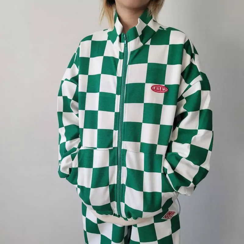Riwoo Riwoo - Korean Junior Fashion - #discoveringself - Riwoo Check Jumper - 8