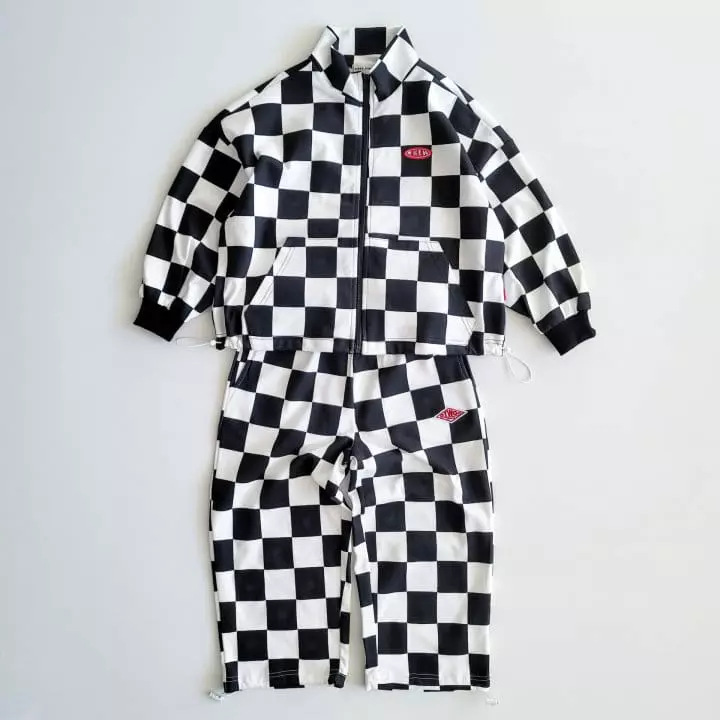 Riwoo Riwoo - Korean Junior Fashion - #fashionkids - Riwoo Check String Pants - 12
