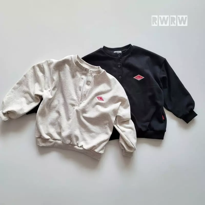 Riwoo Riwoo - Korean Junior Fashion - #magicofchildhood - Button Sweatshirt - 9