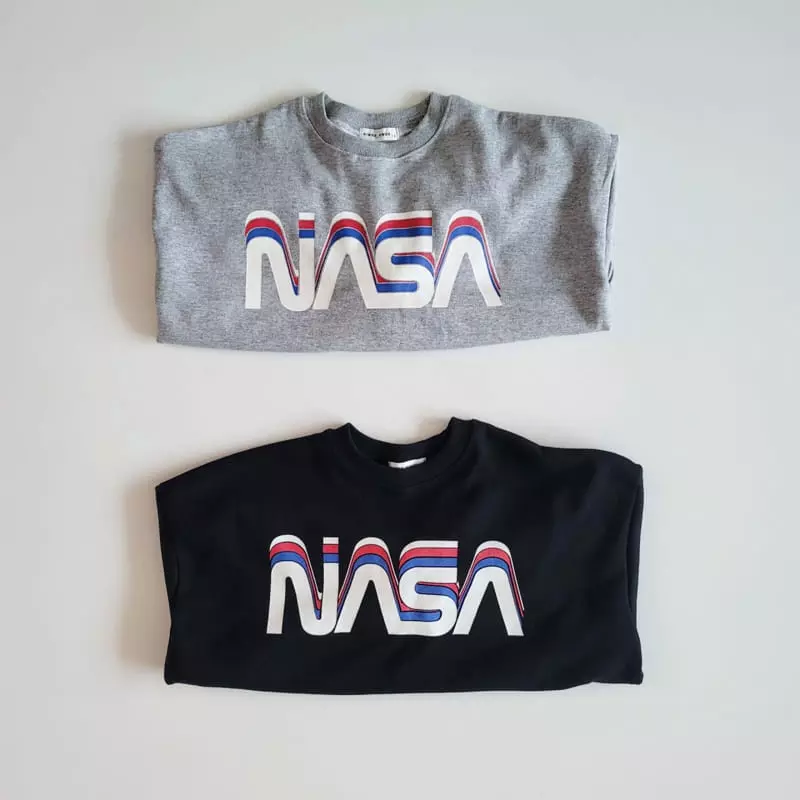 Riwoo Riwoo - Korean Junior Fashion - #prettylittlegirls - NASA Sweatshirt - 6