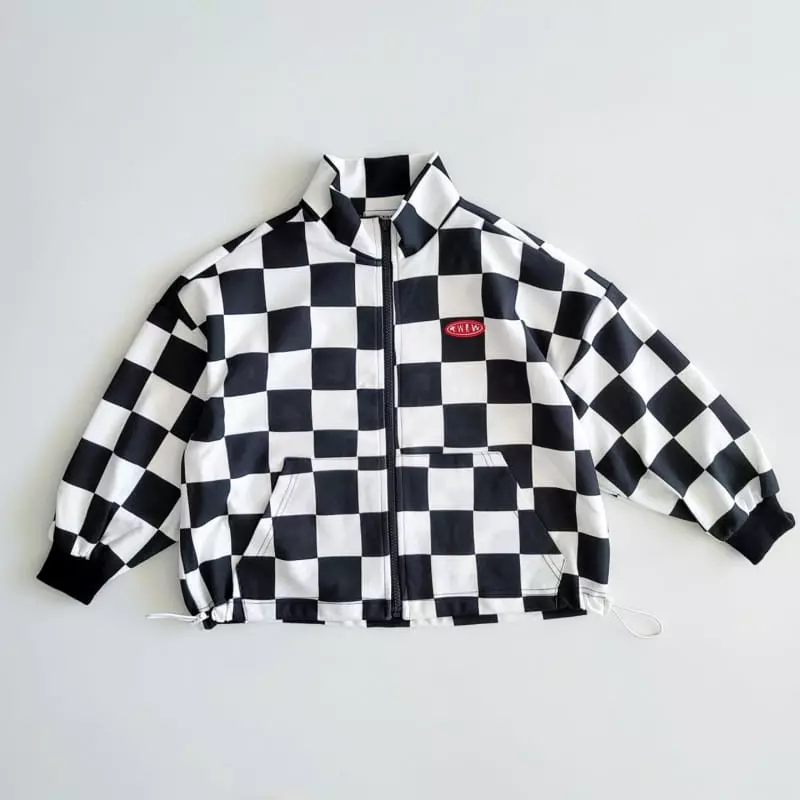 Riwoo Riwoo - Korean Junior Fashion - #prettylittlegirls - Riwoo Check Jumper