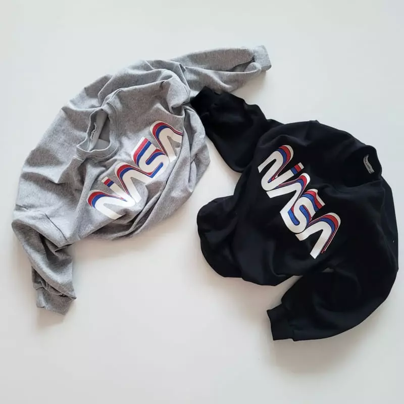 Riwoo Riwoo - Korean Junior Fashion - #stylishchildhood - NASA Sweatshirt - 9