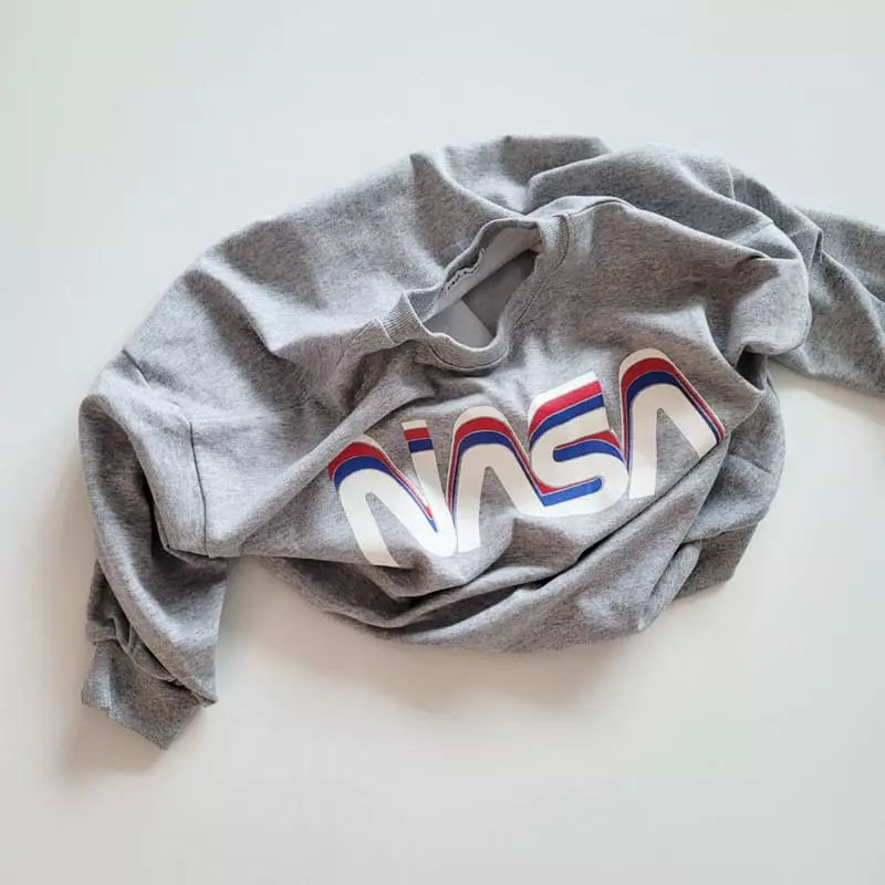 Riwoo Riwoo - Korean Junior Fashion - #todddlerfashion - NASA Sweatshirt - 7
