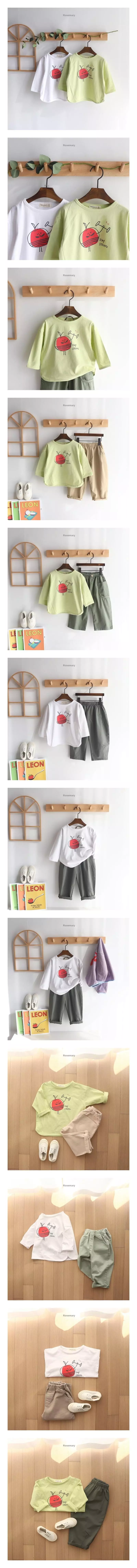 Rosemary - Korean Children Fashion - #magicofchildhood - Heath Tee