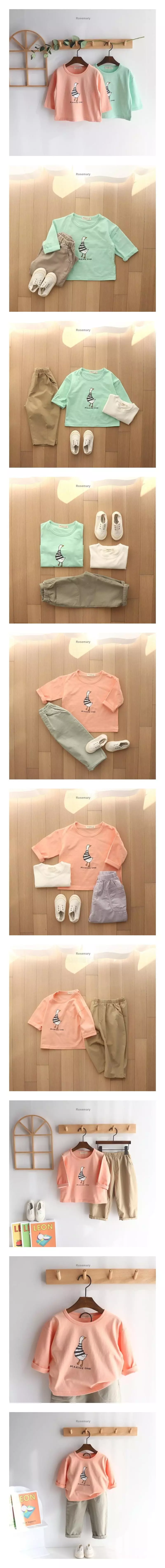 Rosemary - Korean Children Fashion - #todddlerfashion - Walk Tee