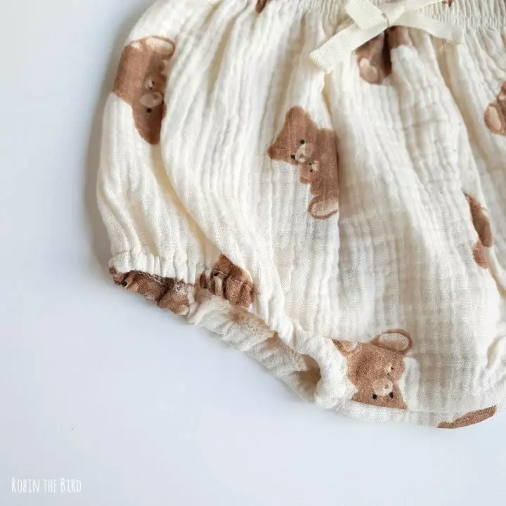 Saerobin - Korean Baby Fashion - #babyboutique - Ribbon Yoru Bloomer - 5