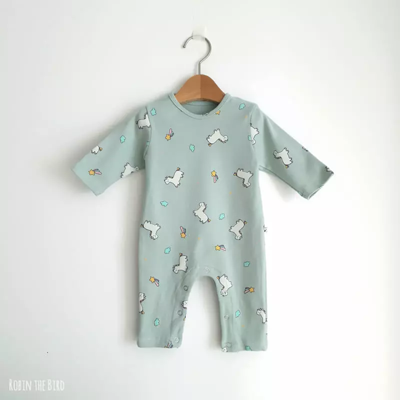Saerobin - Korean Baby Fashion - #babyootd - Unicorn Jumpsuit - 3