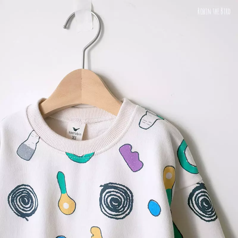 Saerobin - Korean Children Fashion - #littlefashionista - Crayon Top Bottom Set - 3