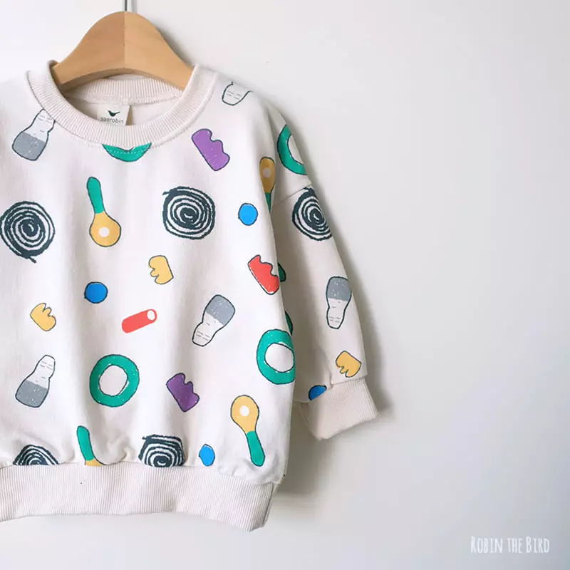 Saerobin - Korean Children Fashion - #littlefashionista - Crayon Top Bottom Set - 4