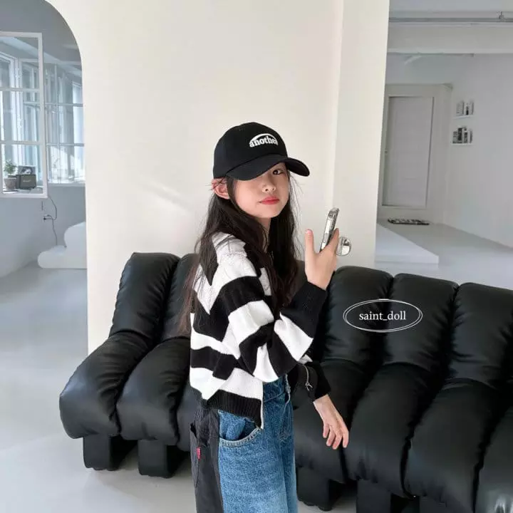 Saint Doll - Korean Children Fashion - #Kfashion4kids - Strips Knit Zip-up - 9