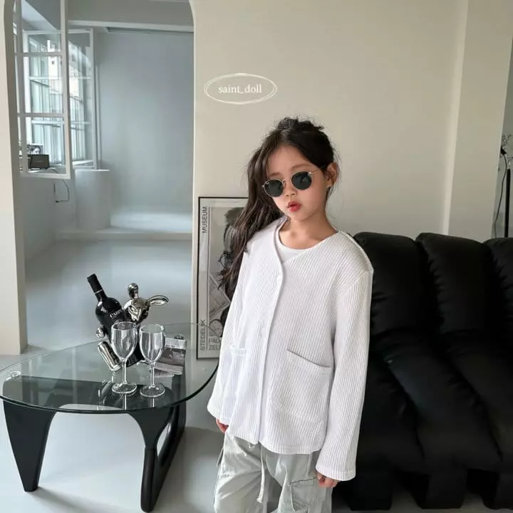 Saint Doll - Korean Children Fashion - #Kfashion4kids - Waffle Cardigan with Mom - 11