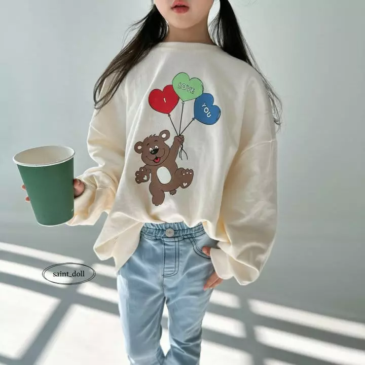 Saint Doll - Korean Children Fashion - #childofig - Balloon Bear Sweatshirt - 11