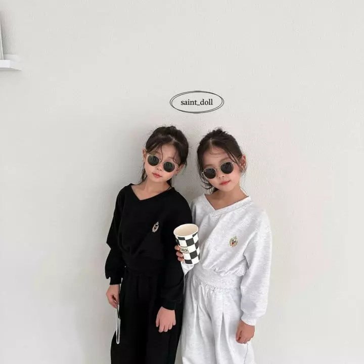 Saint Doll - Korean Children Fashion - #childofig - Simple V Sweatshirt with Mom - 10