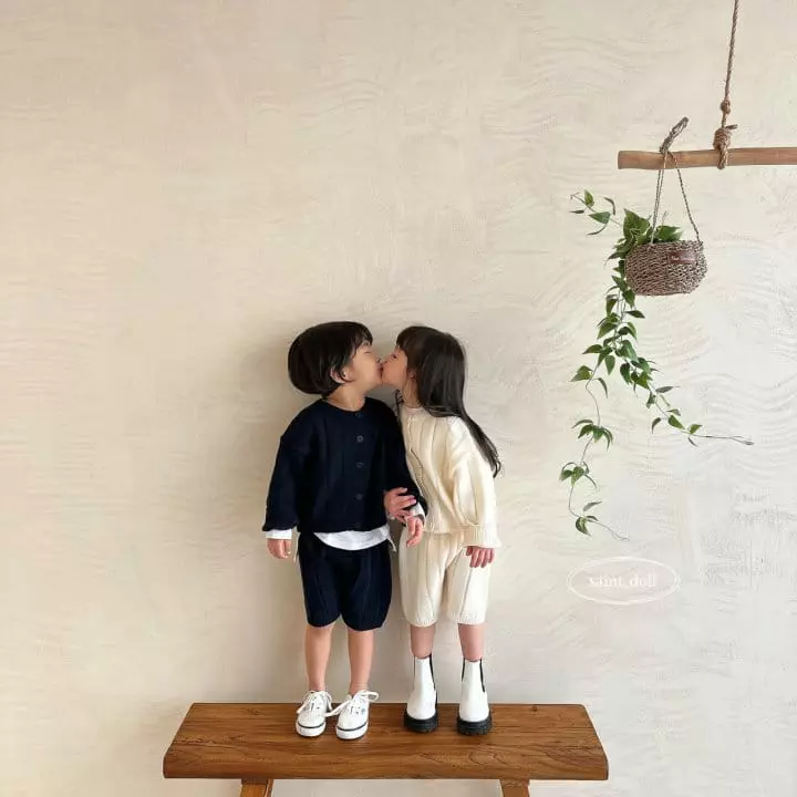 Saint Doll - Korean Children Fashion - #childofig - Knit Shorts - 4