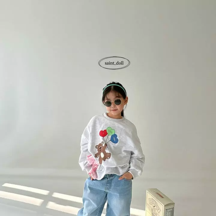 Saint Doll - Korean Children Fashion - #childrensboutique - Balloon Bear Sweatshirt - 12