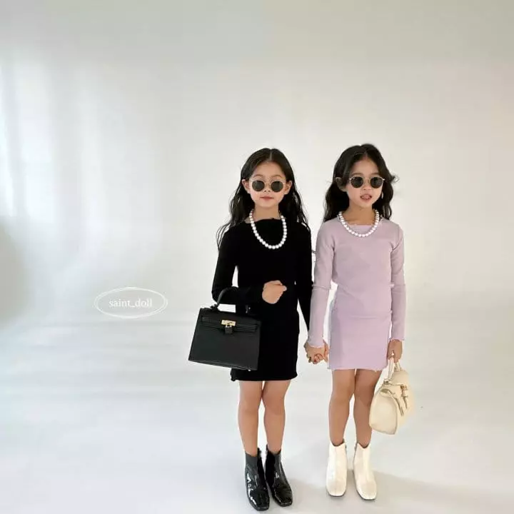 Saint Doll - Korean Children Fashion - #kidsstore - Rib One-piece - 2