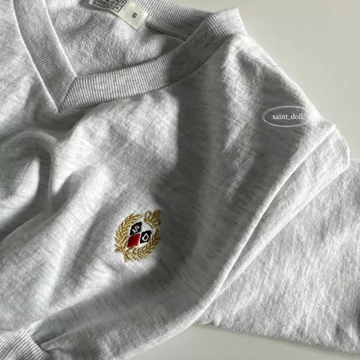 Saint Doll - Korean Children Fashion - #kidsstore - Simple V Sweatshirt with Mom - 2