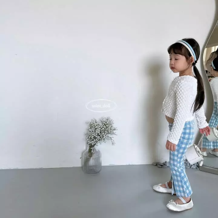 Saint Doll - Korean Children Fashion - #kidsstore - Check Pants - 12